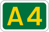 ถนนสหราชอาณาจักร A4.svg