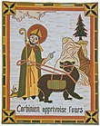 Icon of Saint Corbinian and the bear