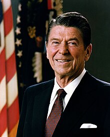 ภาพประธานาธิบดีของ Ronald Reagan ในปี 1981