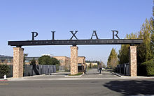 An image of Pixar Animation Studio's headqarters.