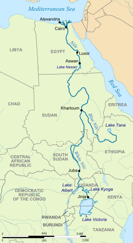 داخل خريطة نهر النيل