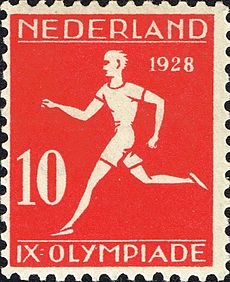 ตราไปรษณียากรโอลิมปิกฤดูร้อน 1928 ของเนเธอร์แลนด์กรีฑา 2.jpg