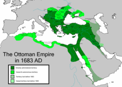 El Imperio Otomano en 1683
