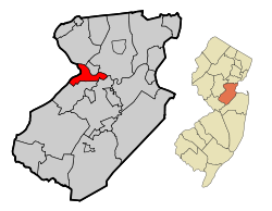 मिडलसेक्स काउंटी के भीतर स्थान न्यू ब्रंसविक, न्यू जर्सी का इंटरएक्टिव मानचित्र