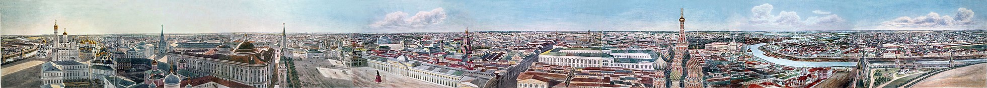 Panorama of Moscow in 1819-1823