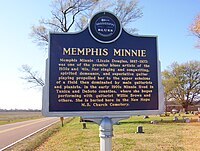 Memphis Minnie Hist Marker Walls MS.jpg