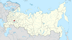 แผนที่ของรัสเซีย - Chuvashia.svg