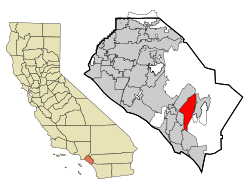ที่ตั้งของ Mission Viejo ใน Orange County, California