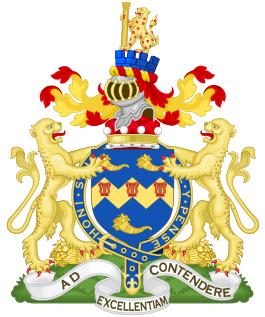 Coat of Arms of John, Baron Sainsbury of Preston Candover.svg