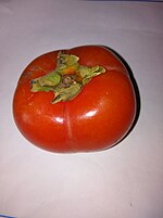 The non-astringent persimmon resembles a tomato