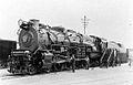 Pennsylvania Railroad M1a 4-8-2 steam locomotive on display at 1939 World's Fair