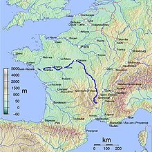 แผนที่ฝรั่งเศสพร้อม Loire highlighted.jpg