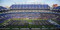 The United States Corps of Cadets stands on the field at M&T Bank Stadium.jpg