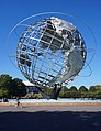 La Unisphere, una gran escultura de globo de metal
