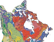 Mapa geológico do Canadá. JPG