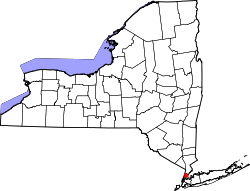 Localização dentro do estado de Nova York