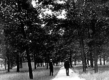 First known photo of campus in 1910