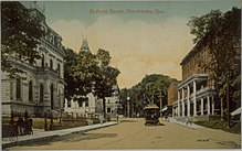 Postcard of Dufferin Street, Sherbrooke, between 1903–1913