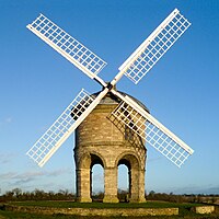 Chesterton windmill against a blue sky