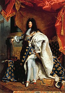 Chân dung Louis XIV 63 tuổi