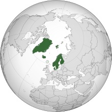नॉर्डिक देशों का स्थान