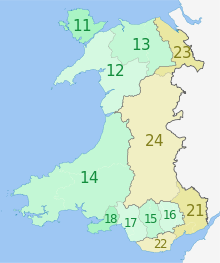 NUTS 3 regions of Wales map.svg