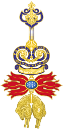 Insignia of Knights of the Austrian Order of the Golden Fleece.svg