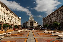 The National Assembly building in Sofia