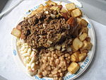 A red hot garbage plate