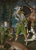 Retrato de Enrique, Príncipe de Gales y John Harington, por Robert Peake el Viejo