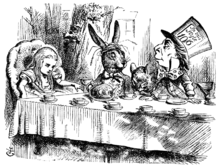 Illustration of the March Hare by Sir John Tenniel