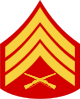 U.S. Marine sergeant's sleeve insignia