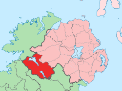 Location of County Fermanagh