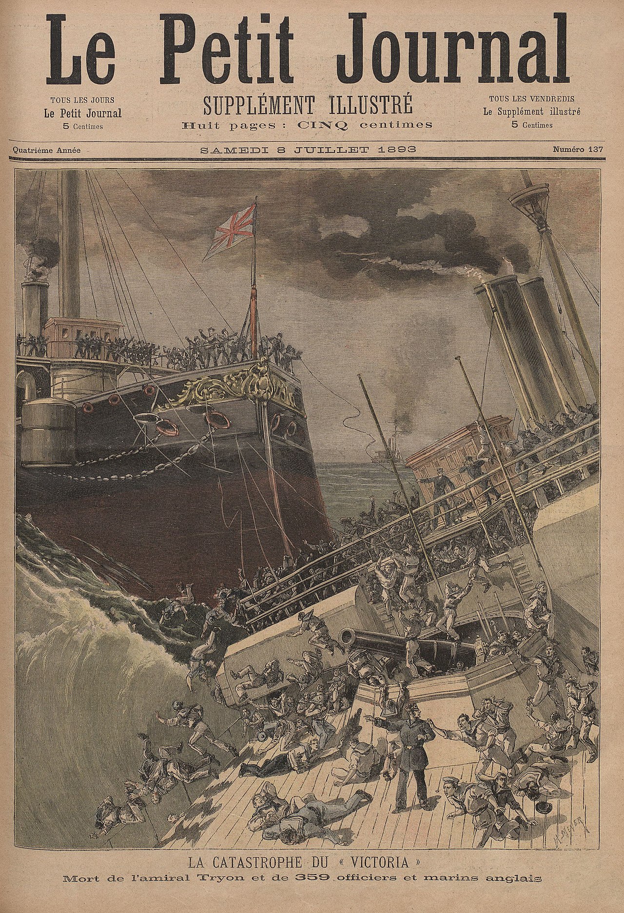 Ce jour là...  - Page 2 1280px-HMS_Victoria_collision_1893