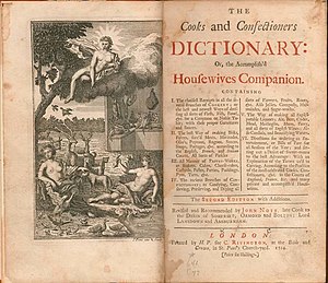 El Diccionario de cocineros y pasteleros John Nott 1723 Título Frontispiece.jpg