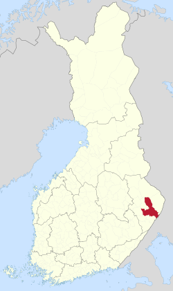 Vị trí của Joensuu ở Phần Lan