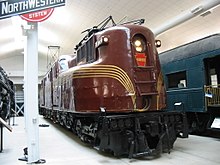 PRR GG1 electric locomotive at the National Railroad Museum