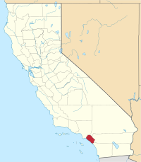 สถานที่ตั้งในรัฐแคลิฟอร์เนีย