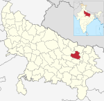 India Uttar Pradesh districts 2012 Basti.svg