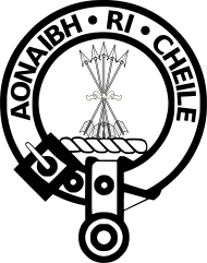 Wappenabzeichen des Clanmitglieds - Clan Cameron.svg