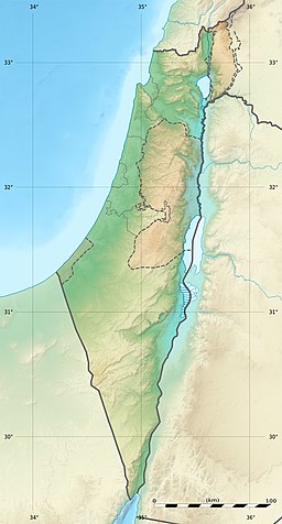 Vị trí của Biển Chết