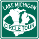 Lake Michigan Circle Tour marker