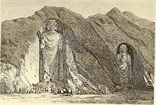 Buddha statue in 1896, Bamiyan