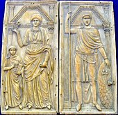 The Monza diptych, Stilicho with his family