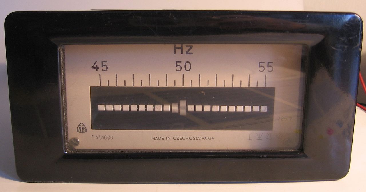 الوحدة التي تستخدم لقياس التردد
