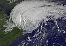 Tropical Storm Irene is seen via satellite.
