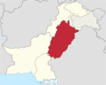 Punjab in Pakistan (claims hatched).svg