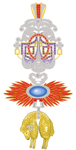 Sovereign's Neck Insignia of the Spanish Order of the Fleece.svg