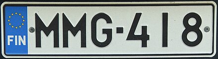 Finland registration plate 2007.jpg