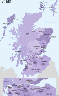 Schottland Verwaltungskarte 2009.png